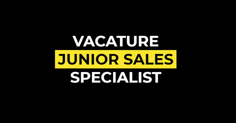 VacatureJunior Sales Specialist